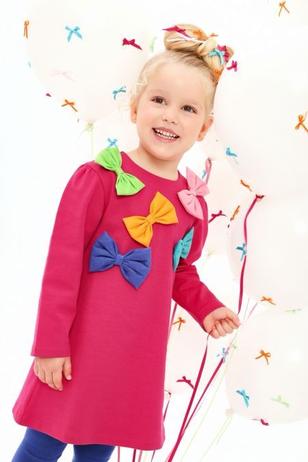 Agatha Ruiz bow dress 8243-225 cerise