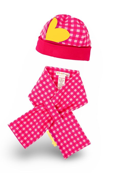 Agatha Ruiz hat and scarf 8921-225 cerise