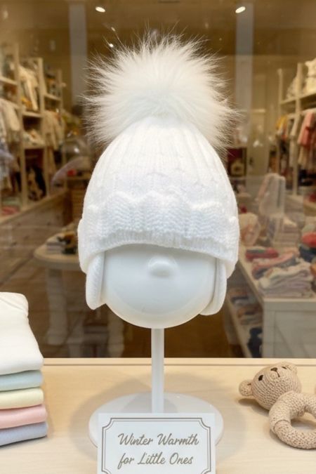 Little Star Baby Girls Hat Princess White