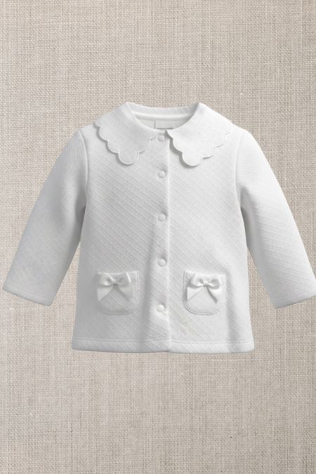 Pex baby girls summer jacket B0111 WHITE LEILA