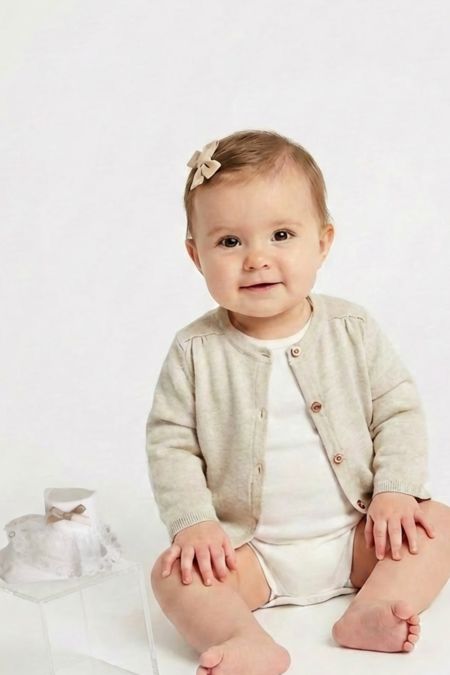 Pex baby girls knitted cardigan B6130-N