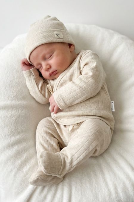 Calamaro baby layette 5 piece set 72521-2526 beige