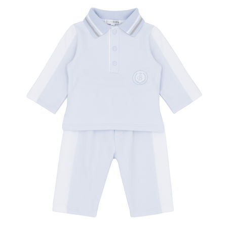 Blues Baby boys collar tracksuit BB2250-25 blue