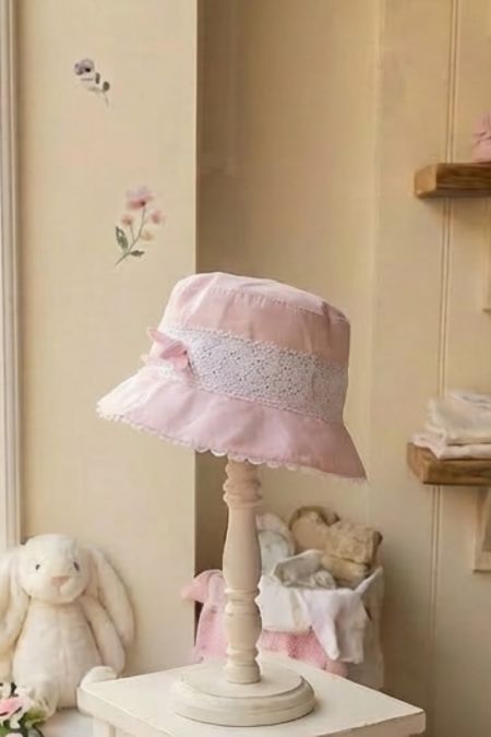 Little Star baby girls mop sun hat M40341 Pink