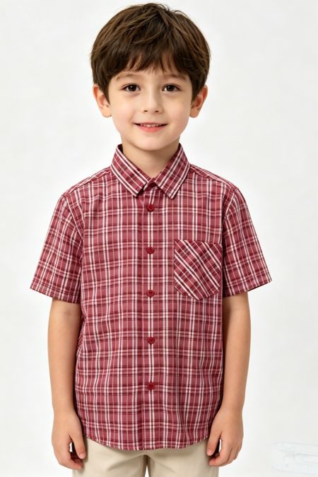Mayoral boys cotton shirt 1164-41 red