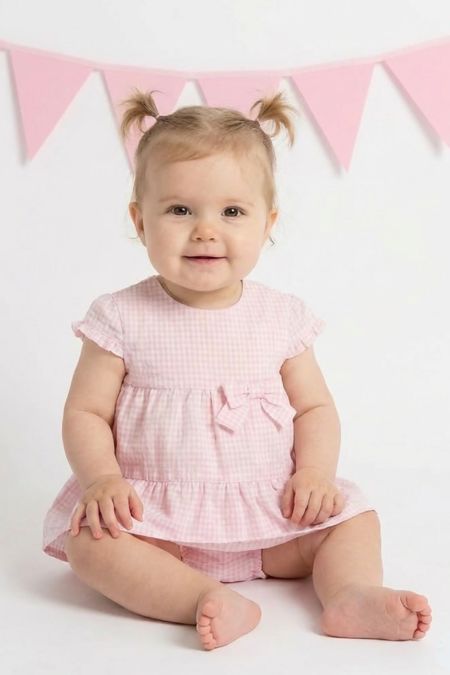 Tutto Piccolo girls dress and knicks 5782-123 PINK