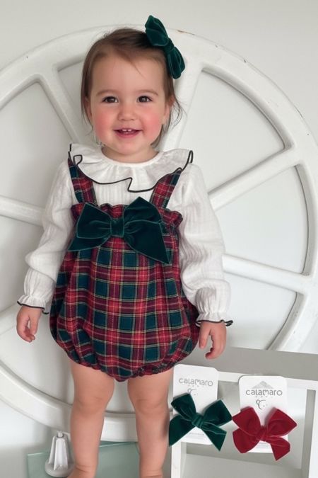 Calamaro girls frill neck body and tartan bubble 32522-515-2526