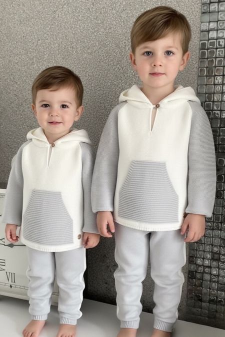 Granlei boys hooded tracksuit 225-424L2-7W IV-GR