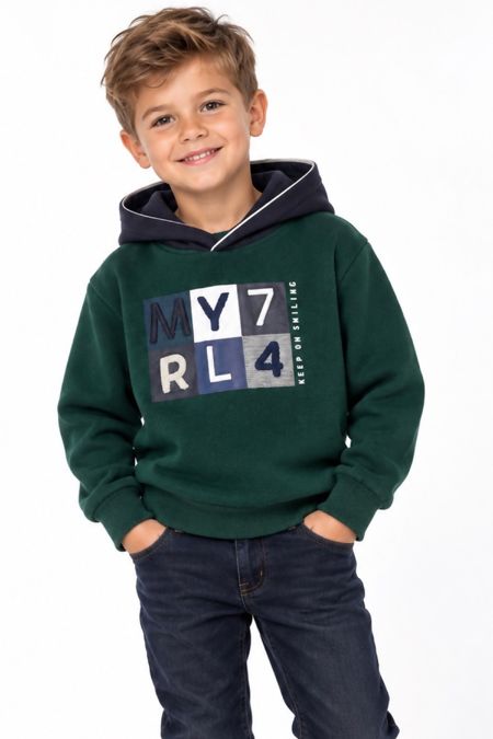 Mayoral boys hoody 4454-11-022 GREEN
