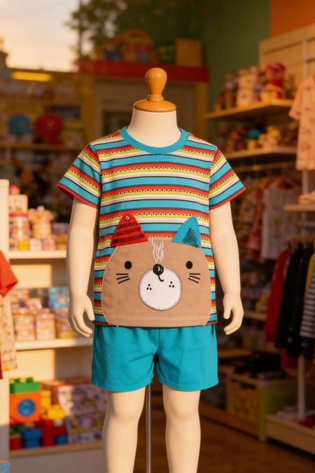 Boboli boys T shirt & short 135076-135087