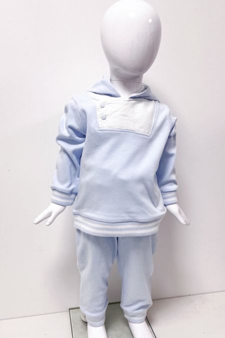 Tutto Piccolo boys hooded tracksuit 2717-25 blue