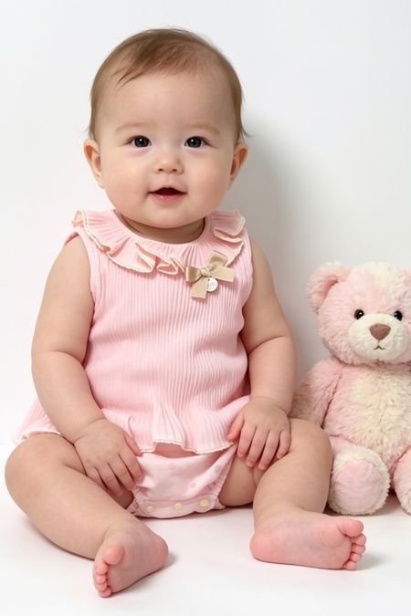 Rochy Baby Girls Top & Short C1013 Pink