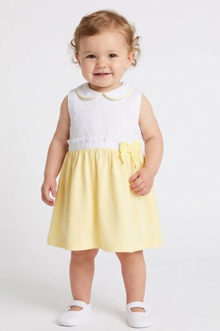 Mintini girls dress MB3307 Lemon