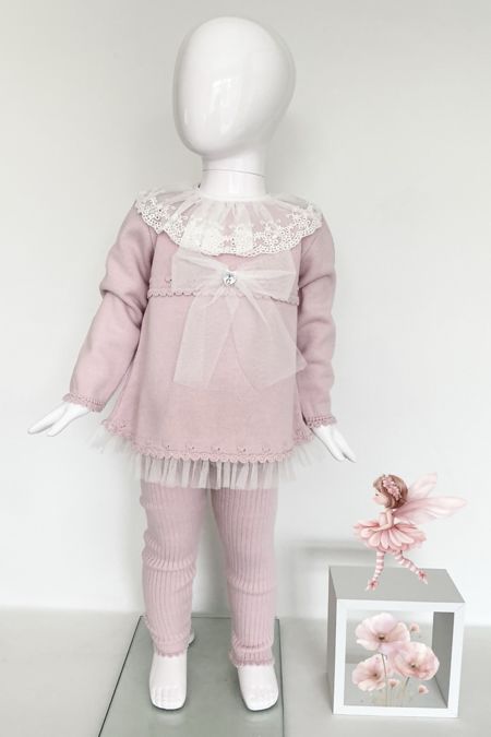 Granlei girls tulle bow legging set 225-644 PALO