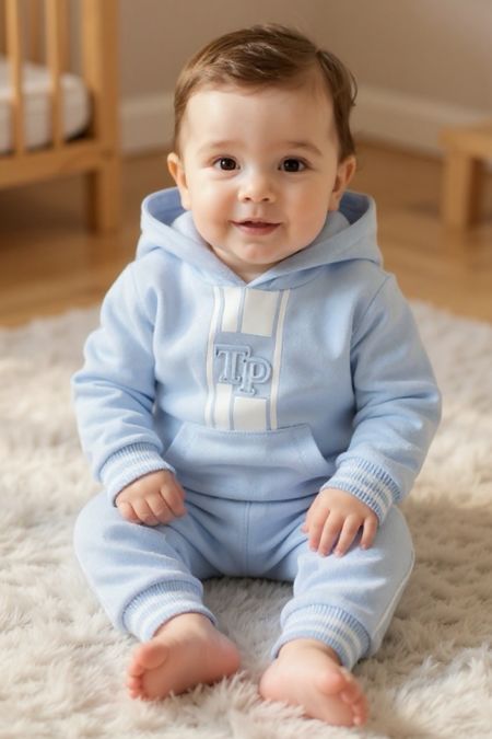Tutto Piccolo boys hooded tracksuit 2710-25 blue