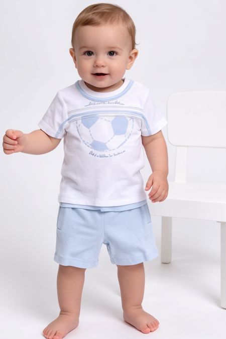 Mintini Boys Football T Shirt & Short Set MB1717