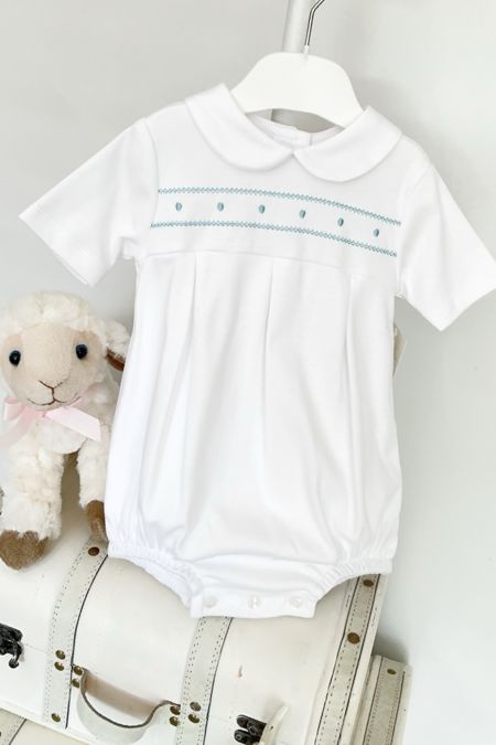 Little Star baby boys summer romper SG229C WH-MINT