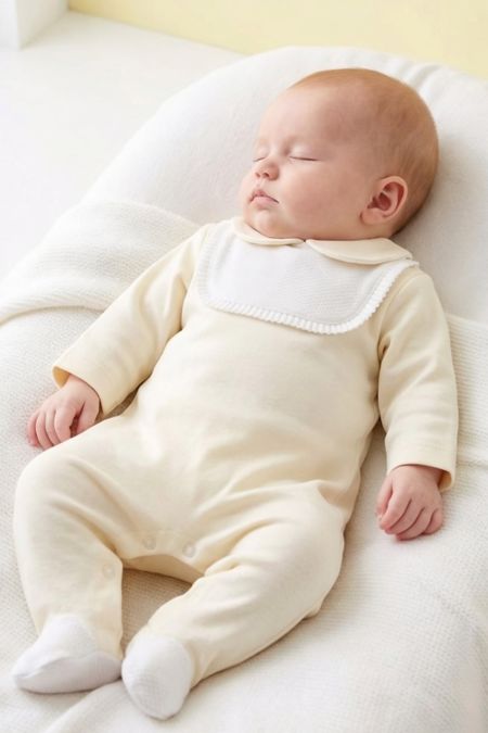 Little Star Cotton Babygrow SG87COT LEMON