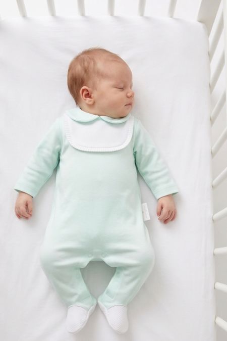 Little Star Unisex Cotton Babygrow SG87COT MINT