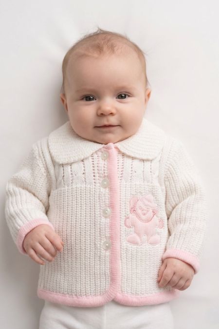 Mintini girls cardigan ZZ0841`IV-PK