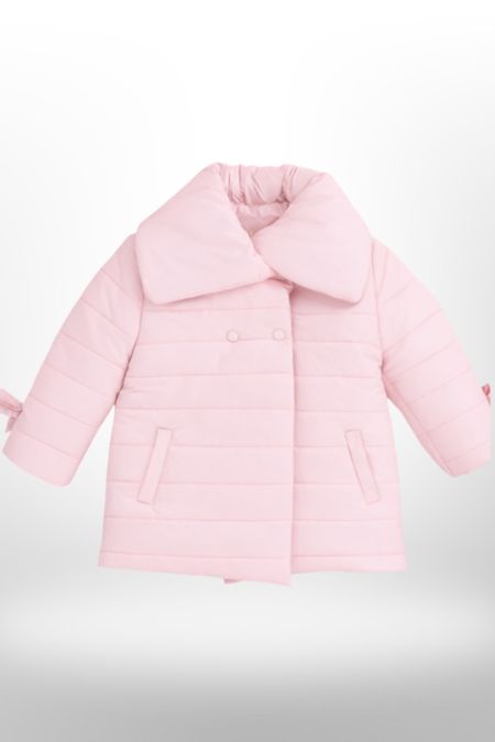 Tutto Piccolo girls double breasted coat 2558W26 PINK