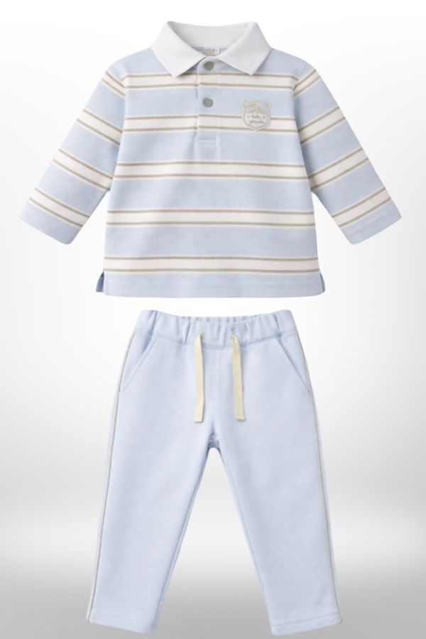 tutto-piccolo-boys-blue-polo-tracksuit-with-beige-stripe.jpg